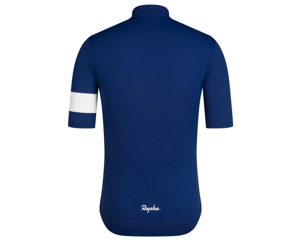 Rapha Men's Core Lightweight Jersey (Navy/White) (S) - view 2